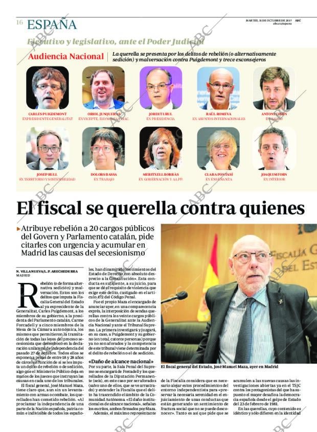 ABC MADRID 31-10-2017 página 16