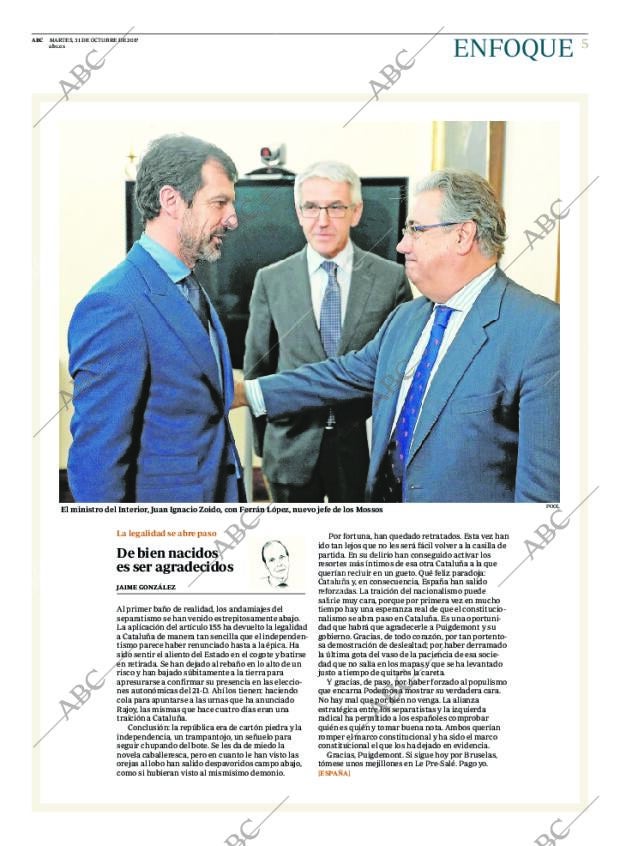 ABC MADRID 31-10-2017 página 5