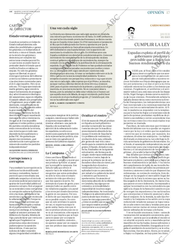 ABC SEVILLA 31-10-2017 página 17