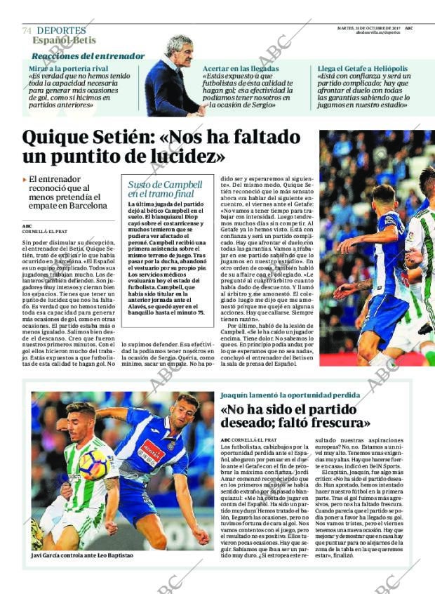ABC SEVILLA 31-10-2017 página 74