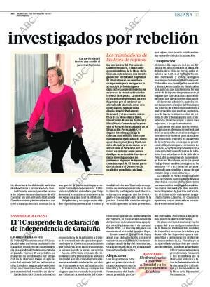 ABC MADRID 01-11-2017 página 17