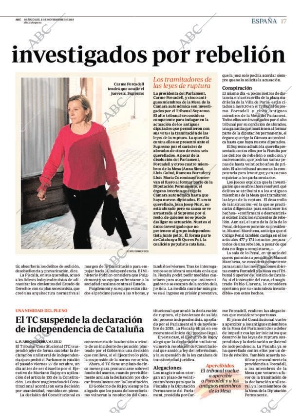 ABC MADRID 01-11-2017 página 17