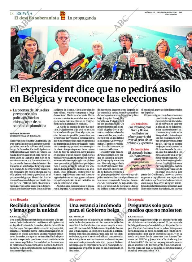ABC MADRID 01-11-2017 página 18