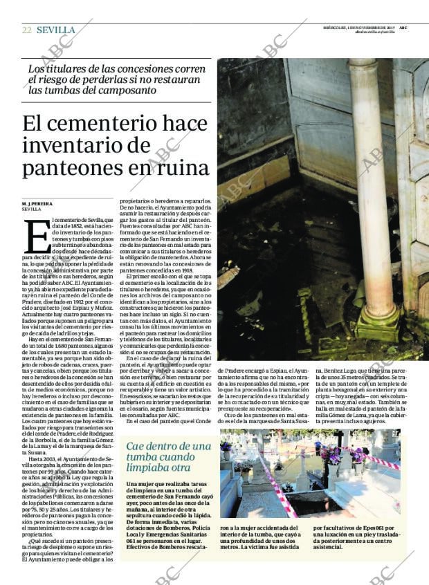 ABC SEVILLA 01-11-2017 página 22