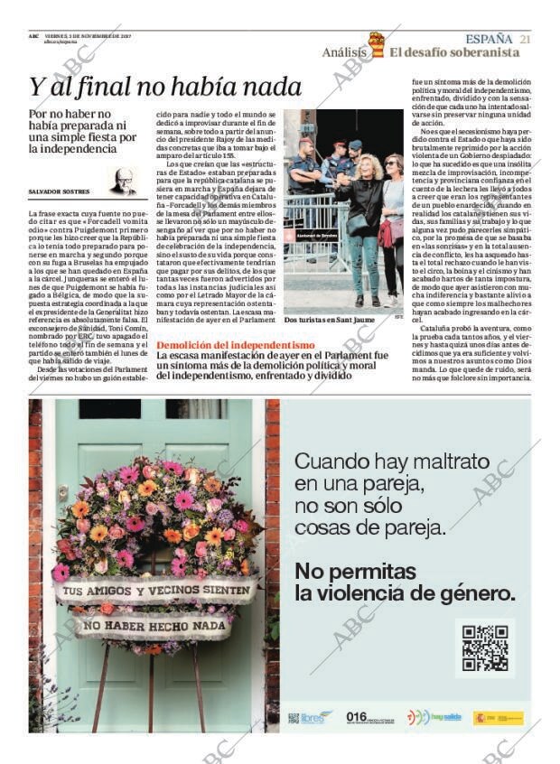 ABC MADRID 03-11-2017 página 21