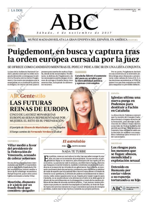 ABC MADRID 04-11-2017 página 2