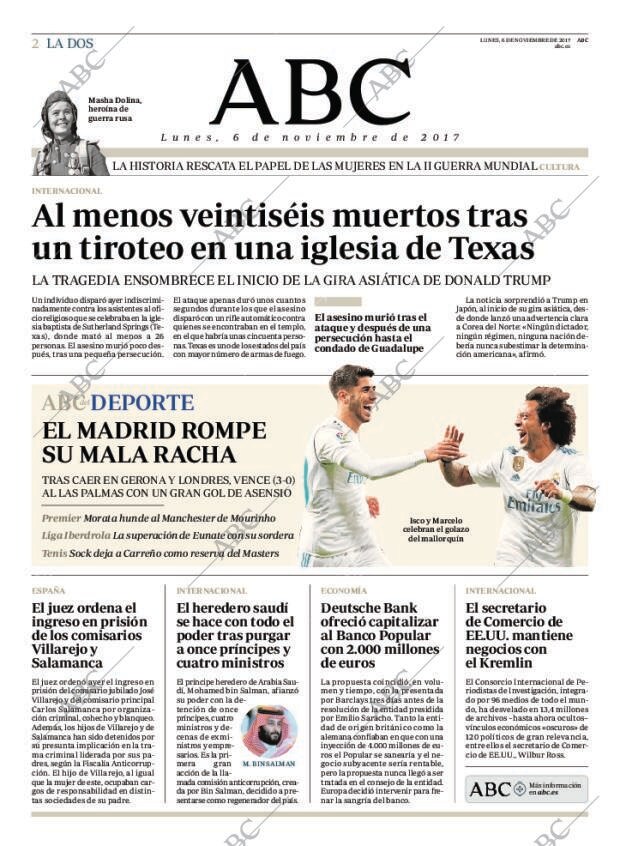 ABC MADRID 06-11-2017 página 2