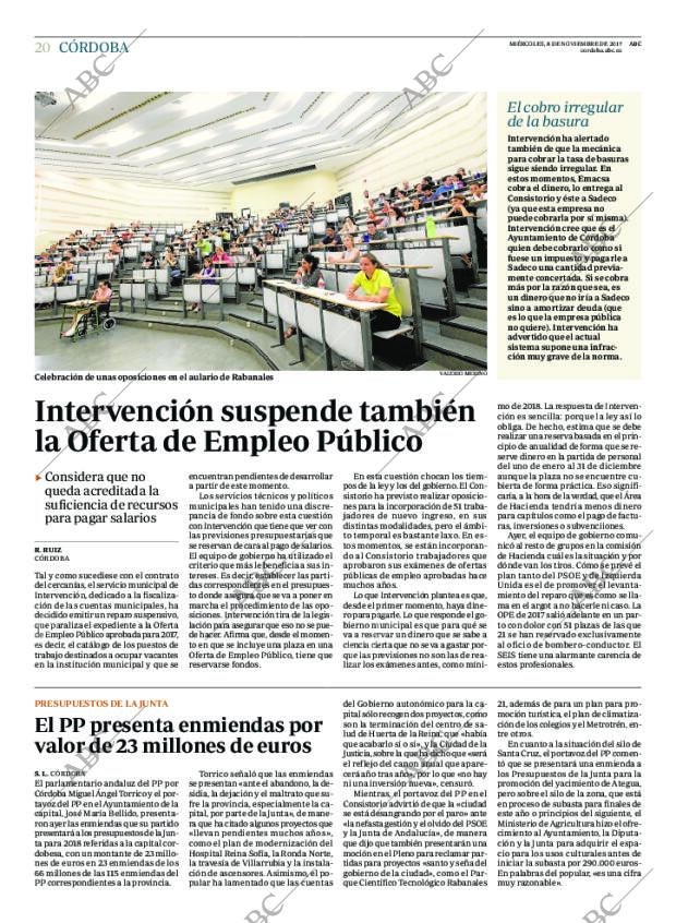 ABC CORDOBA 08-11-2017 página 20