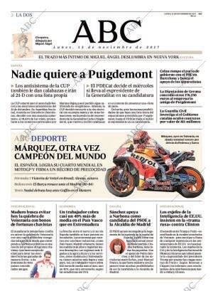 ABC MADRID 13-11-2017 página 2