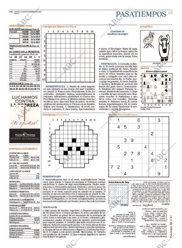 ABC MADRID 13-11-2017 página 65