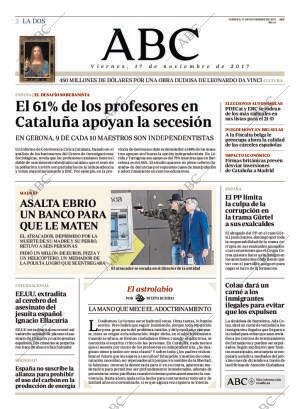 ABC MADRID 17-11-2017 página 2