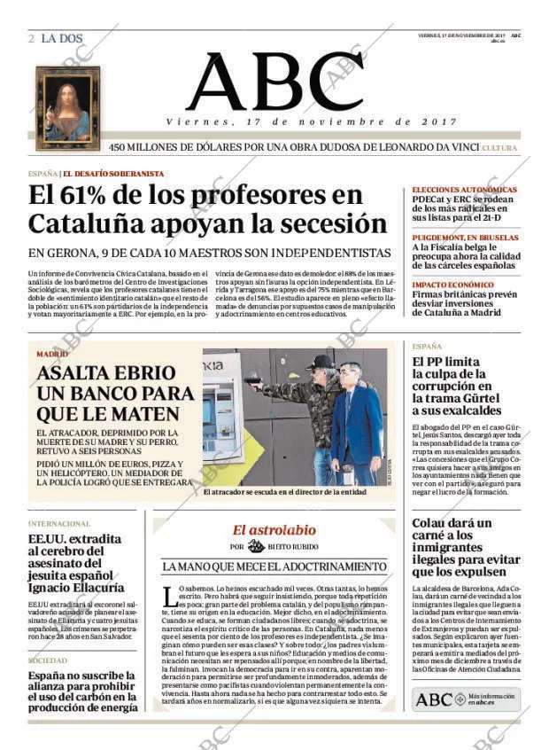 ABC MADRID 17-11-2017 página 2