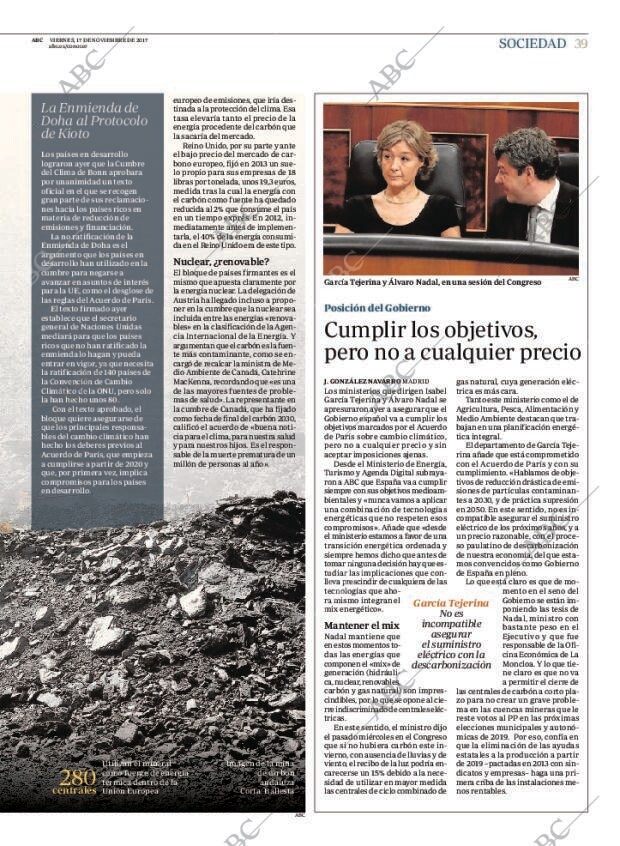 ABC MADRID 17-11-2017 página 39