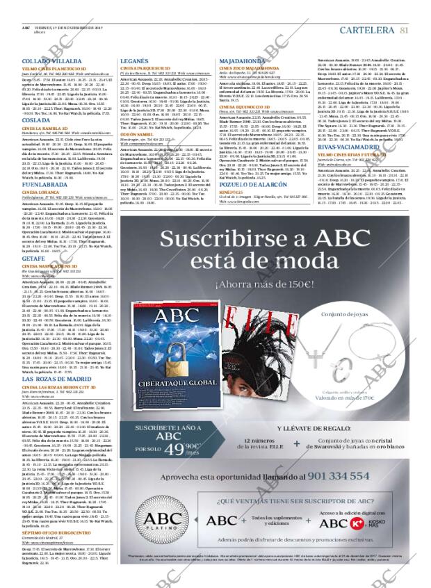 ABC MADRID 17-11-2017 página 81