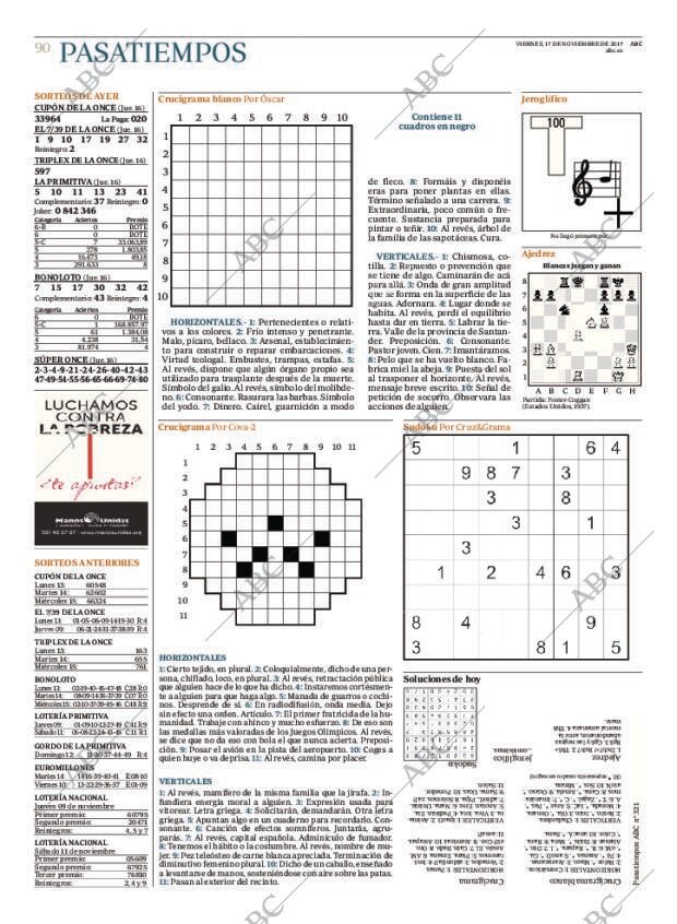 ABC MADRID 17-11-2017 página 90