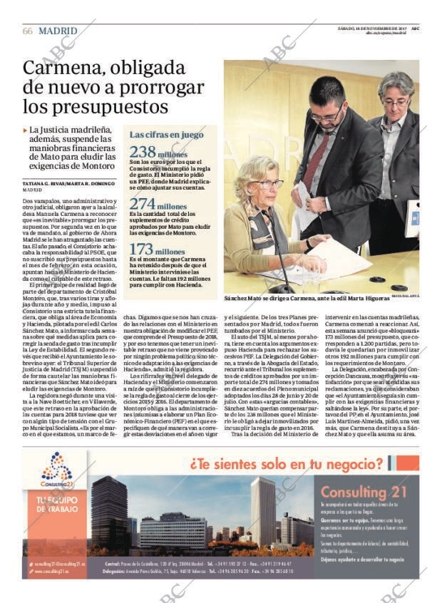 ABC MADRID 18-11-2017 página 66