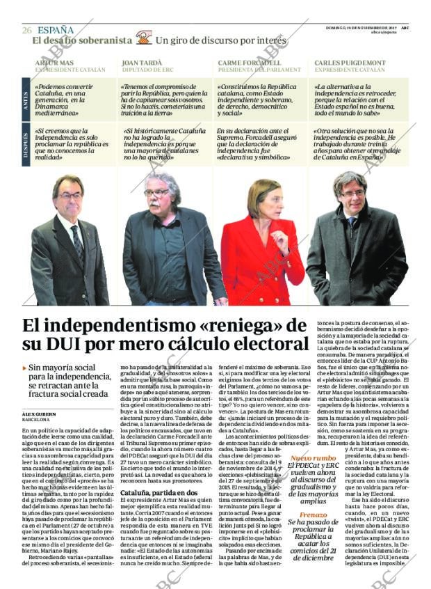 ABC MADRID 19-11-2017 página 26
