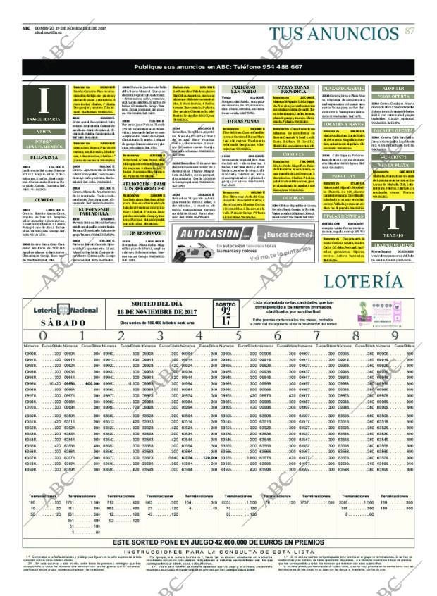 ABC SEVILLA 19-11-2017 página 87