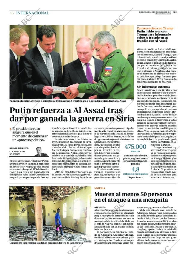 ABC CORDOBA 22-11-2017 página 46