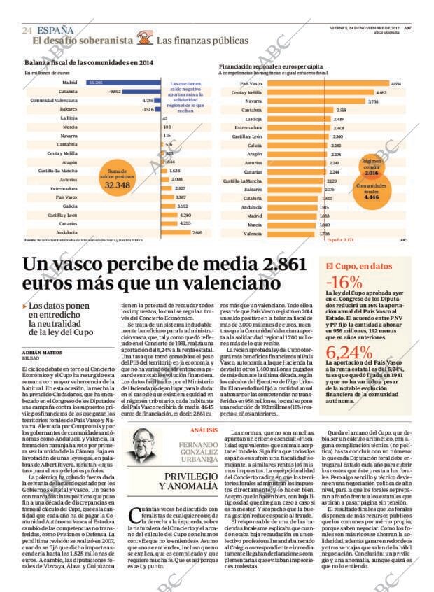 ABC MADRID 24-11-2017 página 24