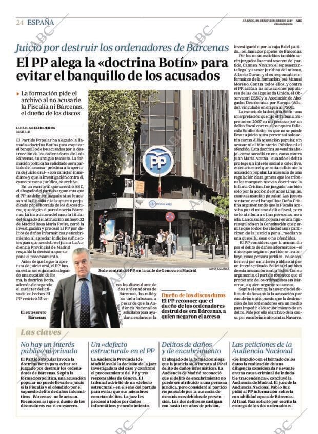 ABC MADRID 25-11-2017 página 24