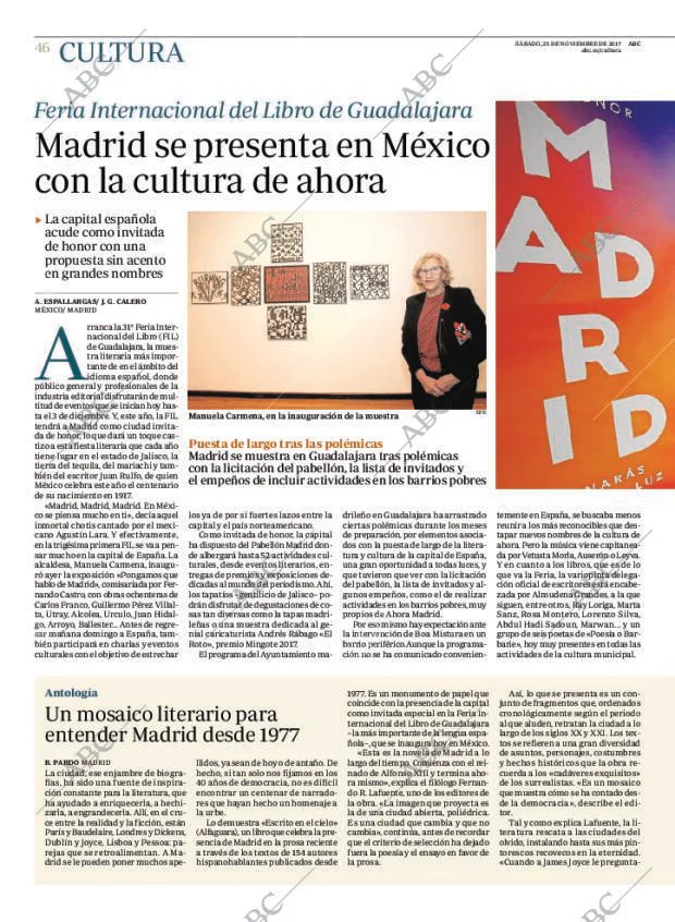 ABC MADRID 25-11-2017 página 46