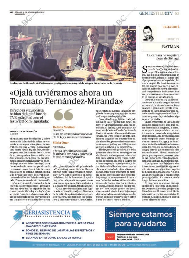ABC MADRID 25-11-2017 página 83