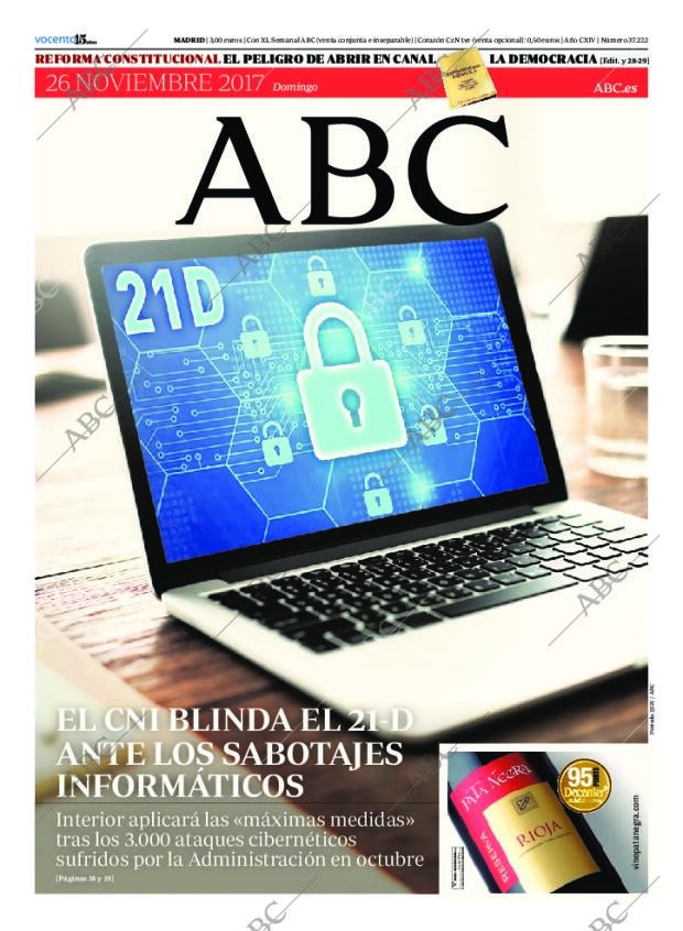 ABC MADRID 26-11-2017 página 1