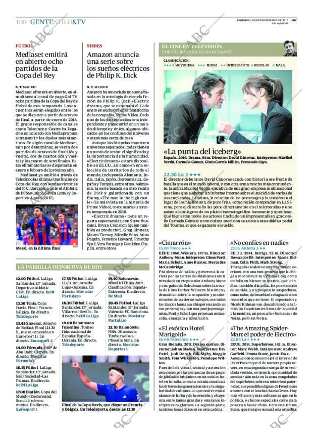 ABC MADRID 26-11-2017 página 100