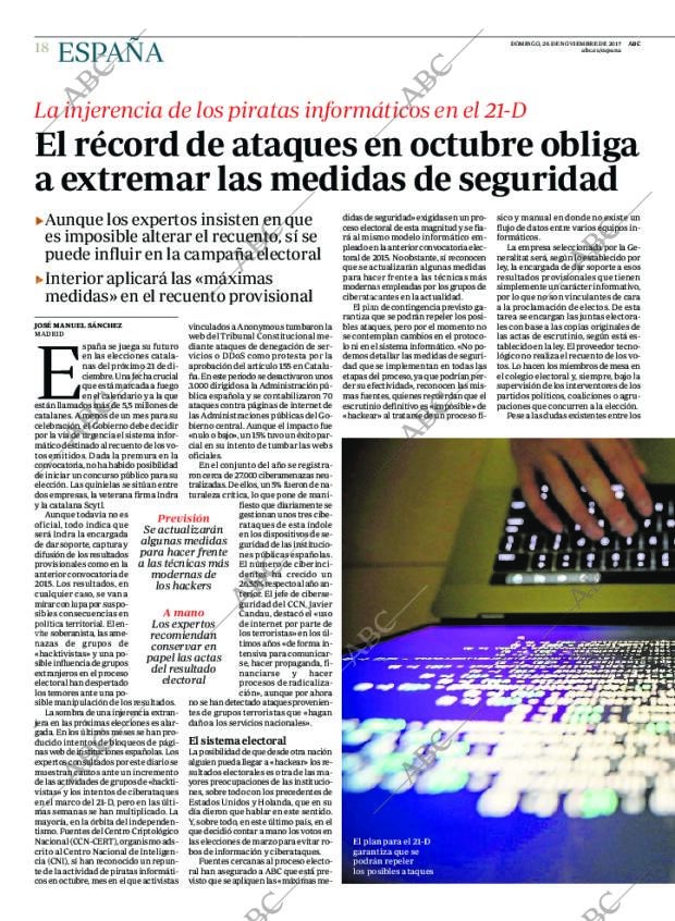ABC MADRID 26-11-2017 página 18