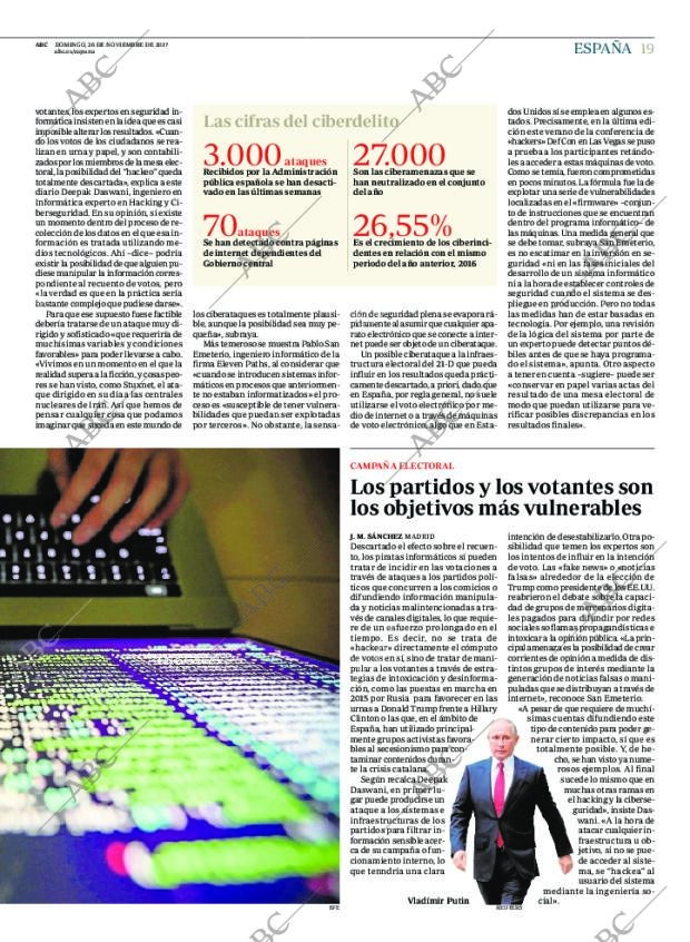 ABC MADRID 26-11-2017 página 19