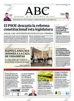 ABC MADRID 26-11-2017 página 2