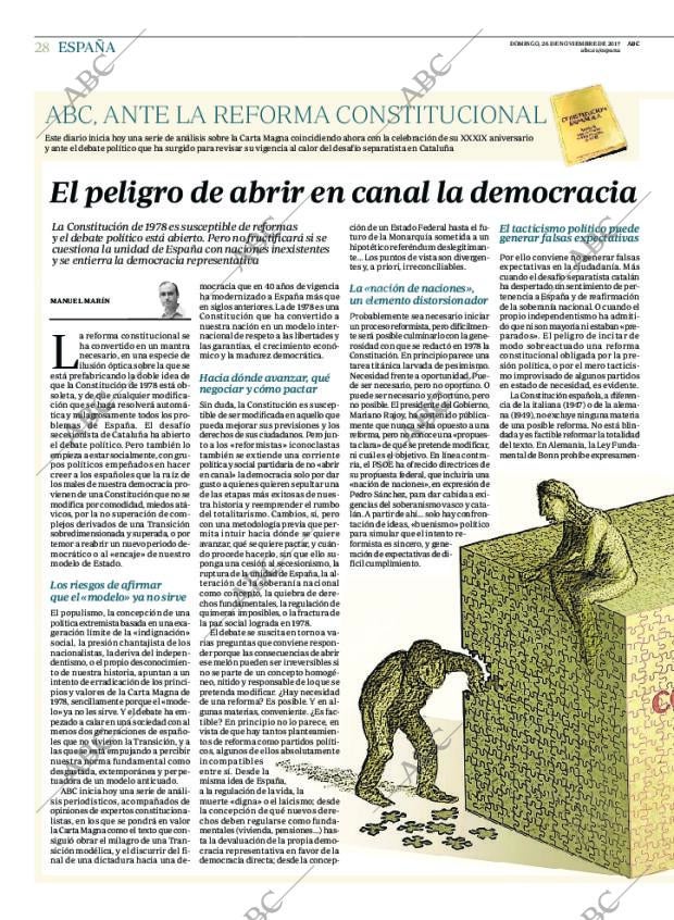 ABC MADRID 26-11-2017 página 28