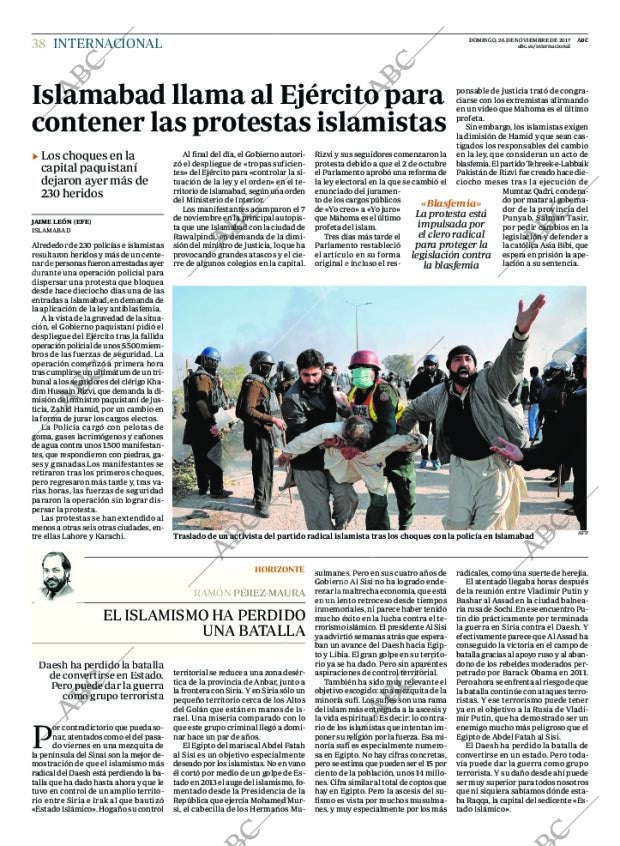 ABC MADRID 26-11-2017 página 38