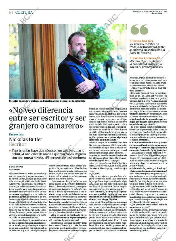 ABC MADRID 26-11-2017 página 64