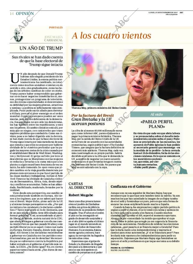 ABC MADRID 27-11-2017 página 14