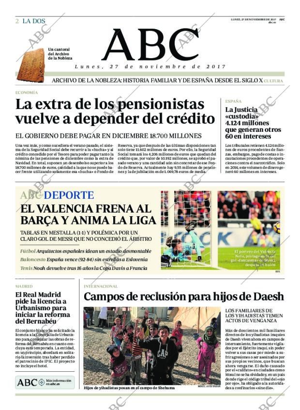 ABC MADRID 27-11-2017 página 2