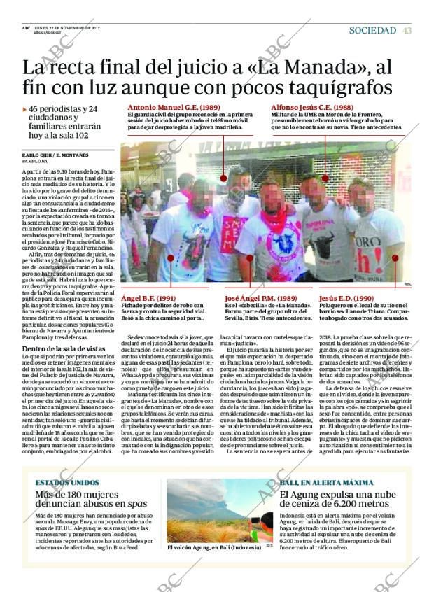 ABC MADRID 27-11-2017 página 43