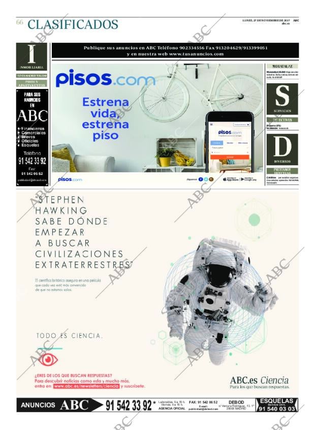 ABC MADRID 27-11-2017 página 66