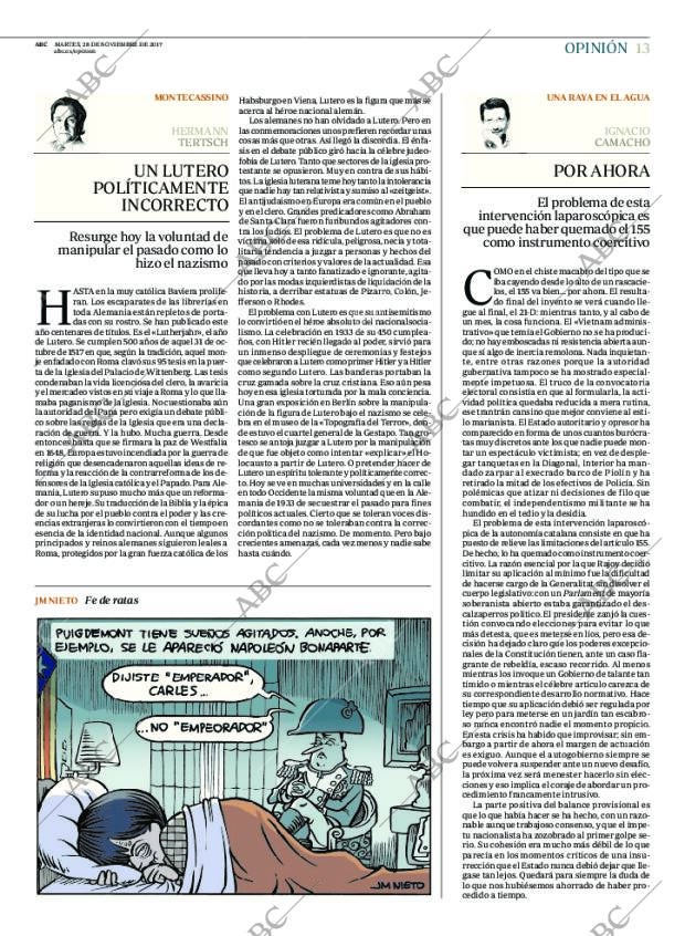 ABC MADRID 28-11-2017 página 13