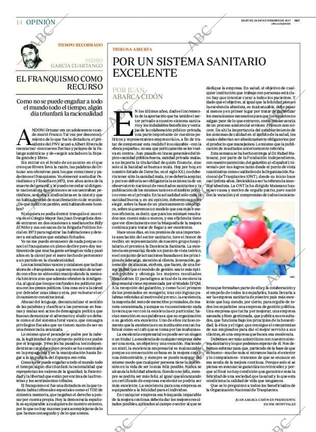 ABC MADRID 28-11-2017 página 14