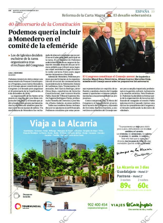 ABC MADRID 28-11-2017 página 19