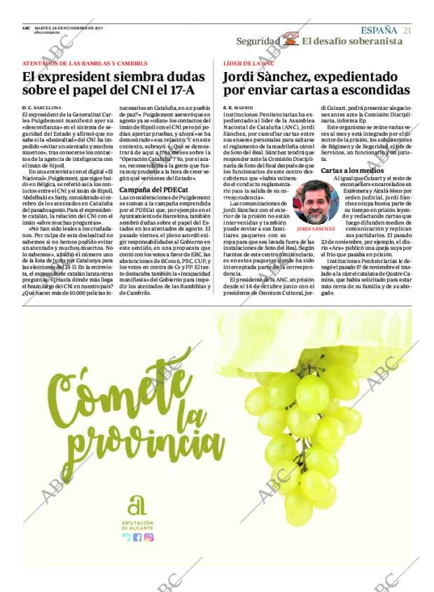 ABC MADRID 28-11-2017 página 21