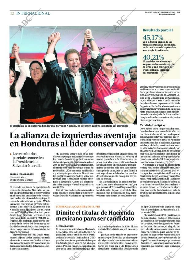 ABC MADRID 28-11-2017 página 32