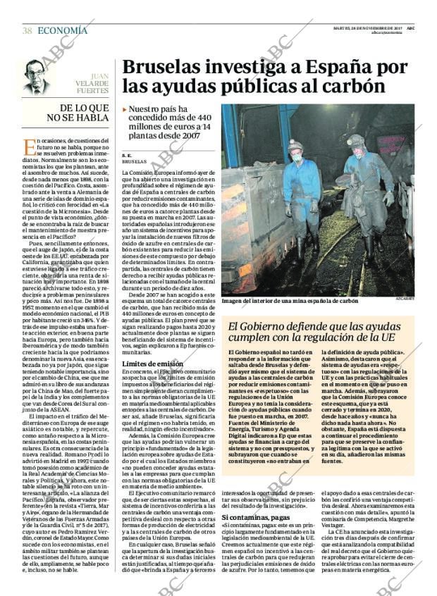 ABC MADRID 28-11-2017 página 38