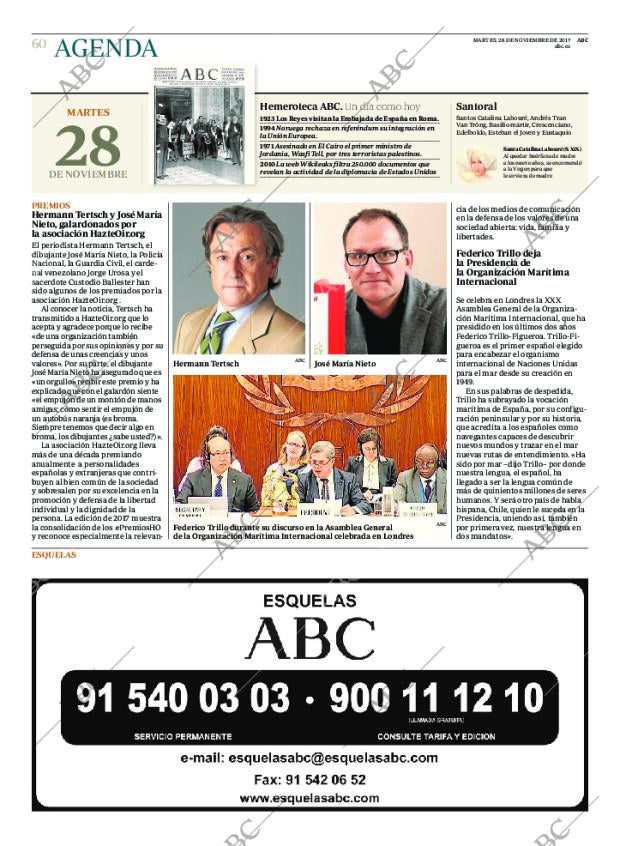 ABC MADRID 28-11-2017 página 60