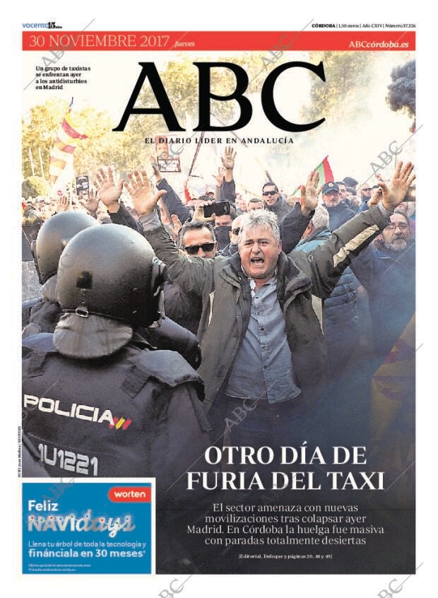 ABC CORDOBA 30-11-2017 página 1