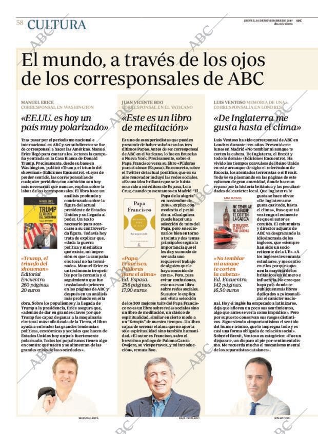 ABC MADRID 30-11-2017 página 58