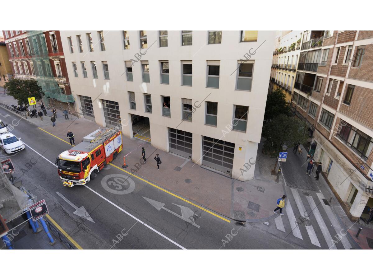 Nuevo Parque De Bomberos En La Calle San Bernardo - Archivo ABC