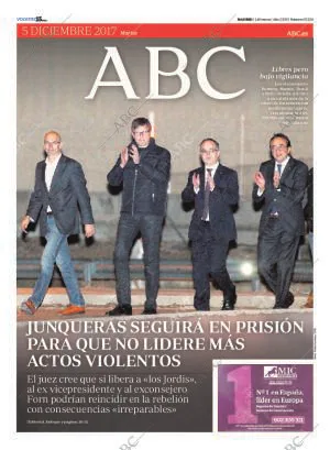 ABC MADRID 05-12-2017 página 1